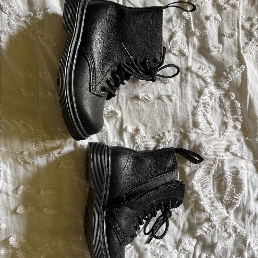 Dr. Martens Black Leather Pascal Boots